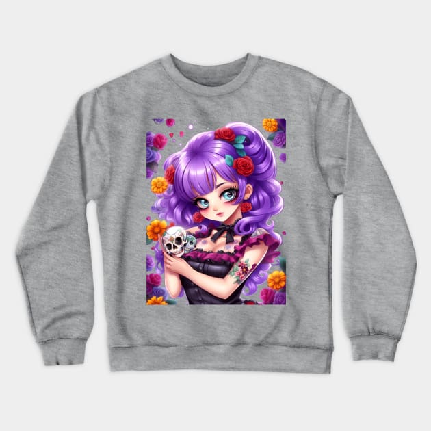 La Catrina Crewneck Sweatshirt by Absinthe Society 